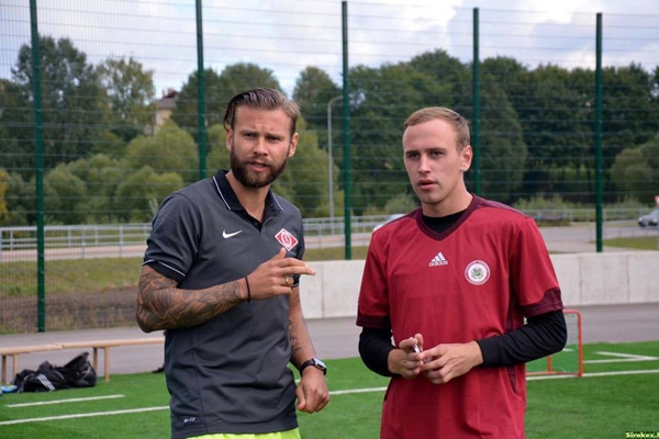 Rihards Ivanovs un Edgars Gauračs kļūst par Latvijas futbola nākotnes attīstītājiem 
