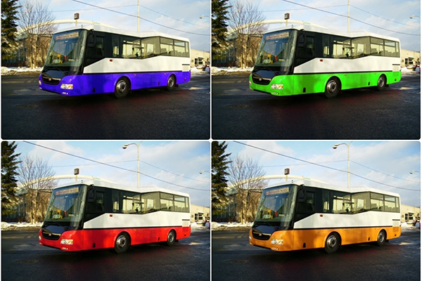 Izvēlies jauno "Rēzeknes satiksme" autobusu krāsu