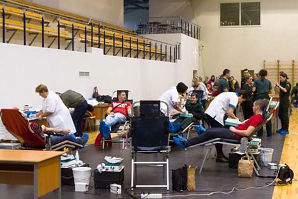 Valsts robežsardzes koledžā šogad notika trīs asins donoru dienas