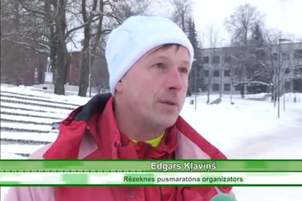 Rēzeknē "Skrien Latvija" pusmaratons arī 2015.gadā (video)