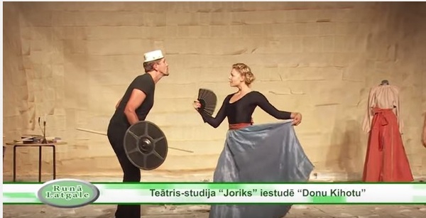 VIDEO:Teātris-studija “Joriks” iestudē “Donu Kihotu”