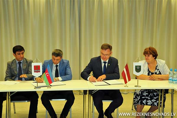 Parakstīts sadarbības līgums ar Agdašas rajonu no Azerbaidžānas