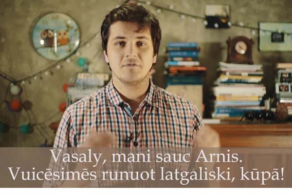 Par interneta hitu kļuvis latgaliešu valodas mācības video