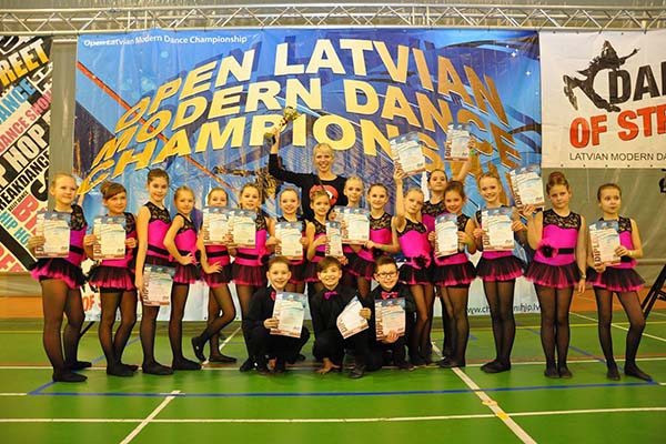 Rēzeknes deju grupai Dynamic hit 1. vieta Latvijas čempionātā